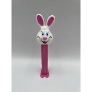 Vintage 1998 Classic Pink Easter Bunny 4.9 Pez Dispenser Slovenia